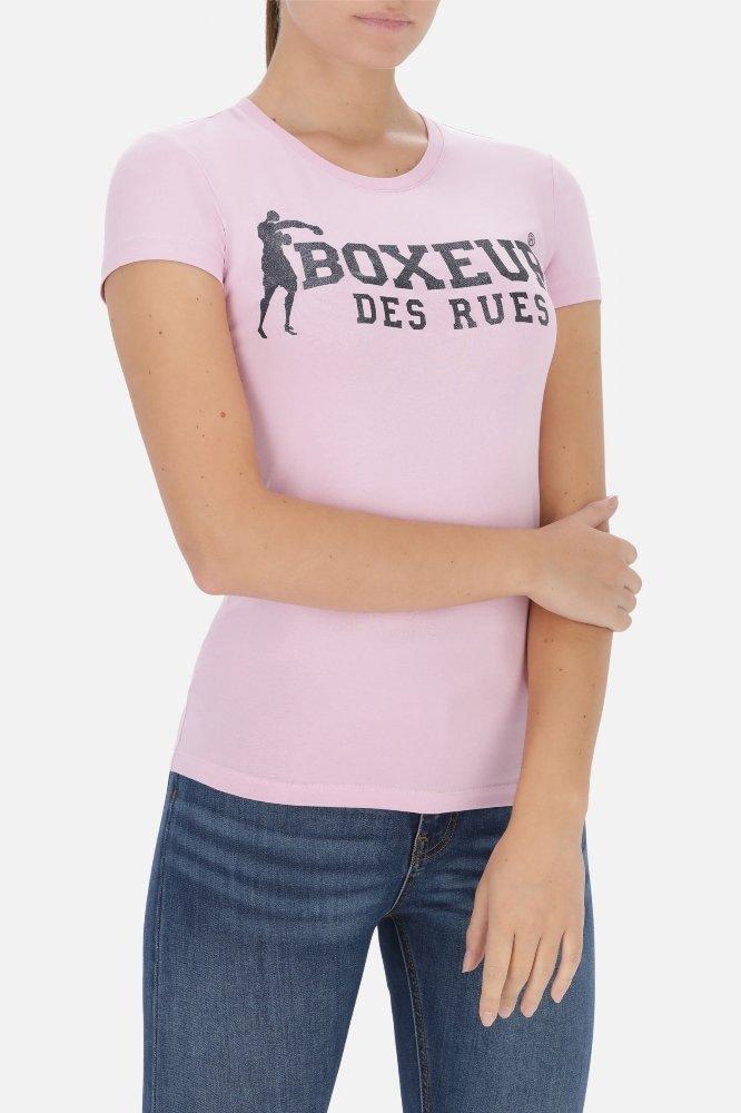 BOXEUR DES RUES  T-shirt avec logo sur le devant 