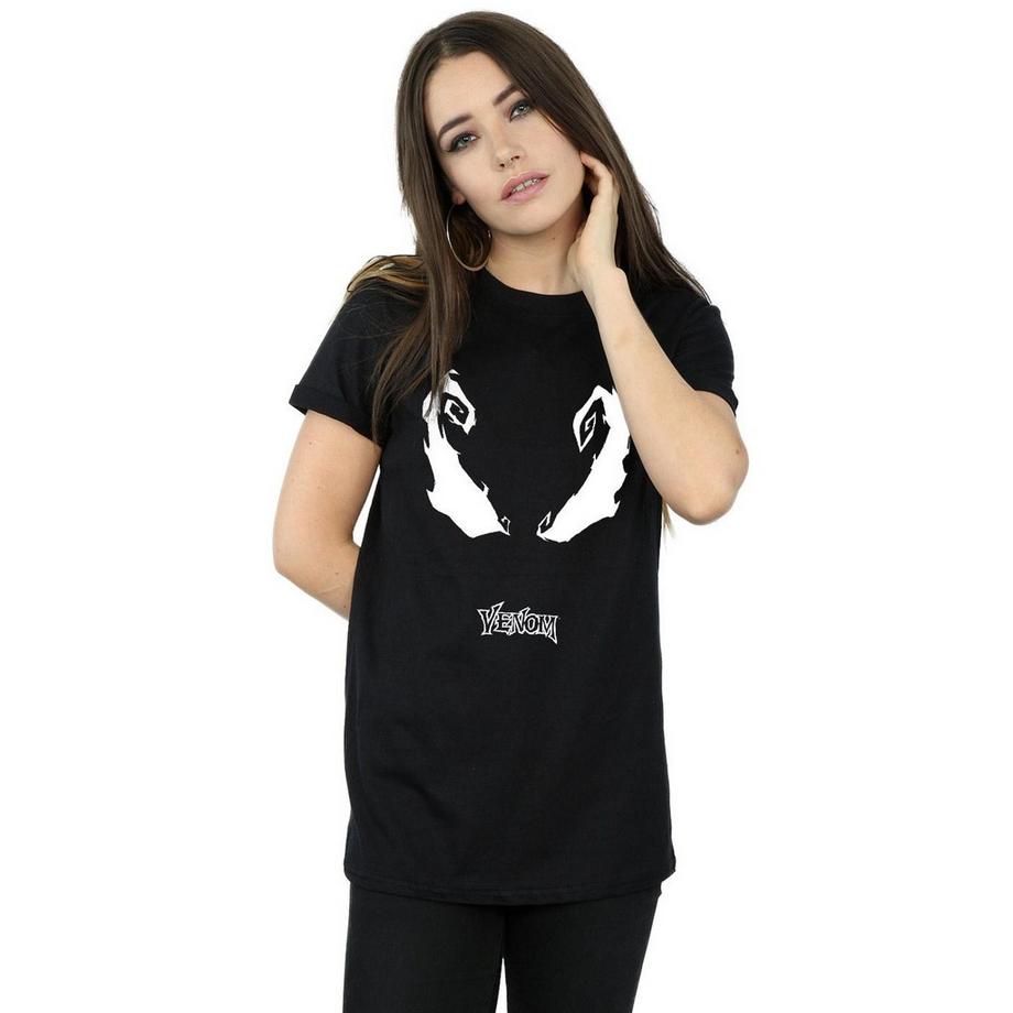 MARVEL Venom Logo T-Shirt Stampata  