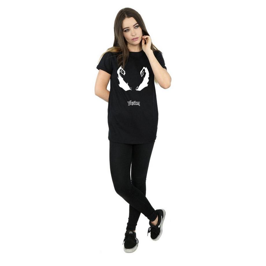 MARVEL Venom Logo T-Shirt Stampata  