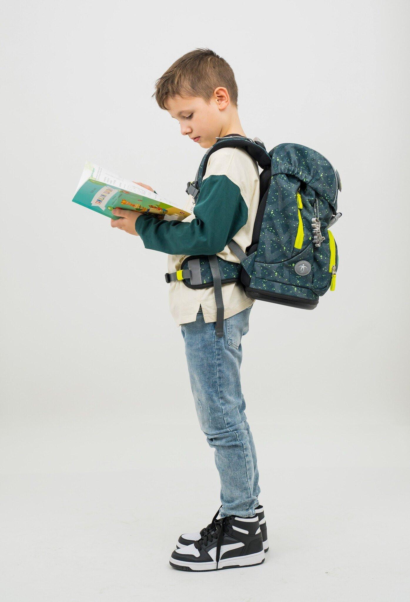 Belmil  MOTION Schulrucksack-Set Green Splash 