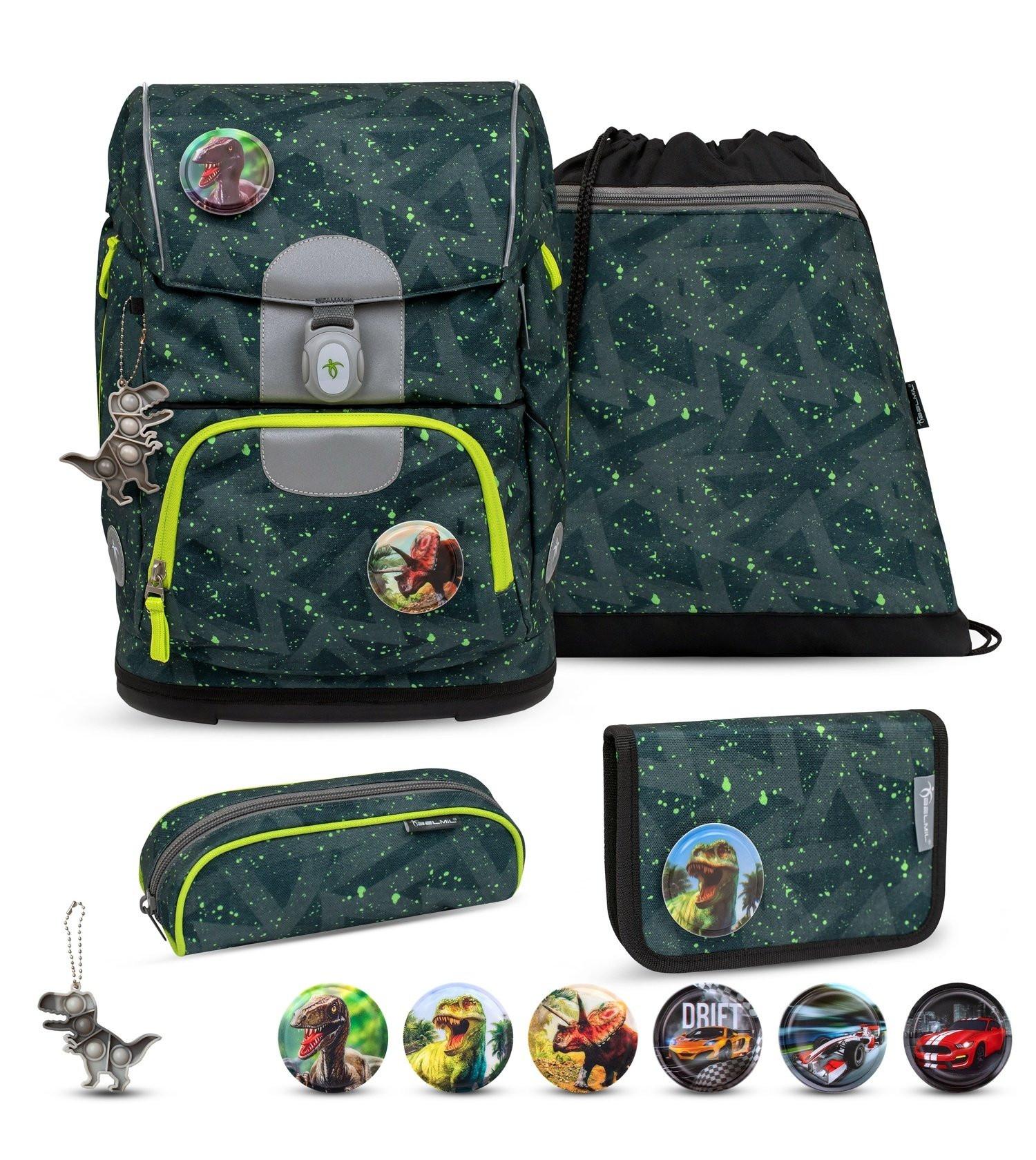 Belmil  MOTION Schulrucksack-Set Green Splash 