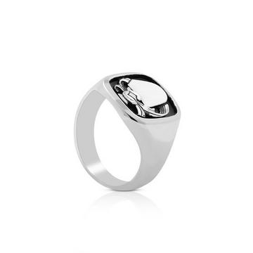 Bague héraldique en argent 925