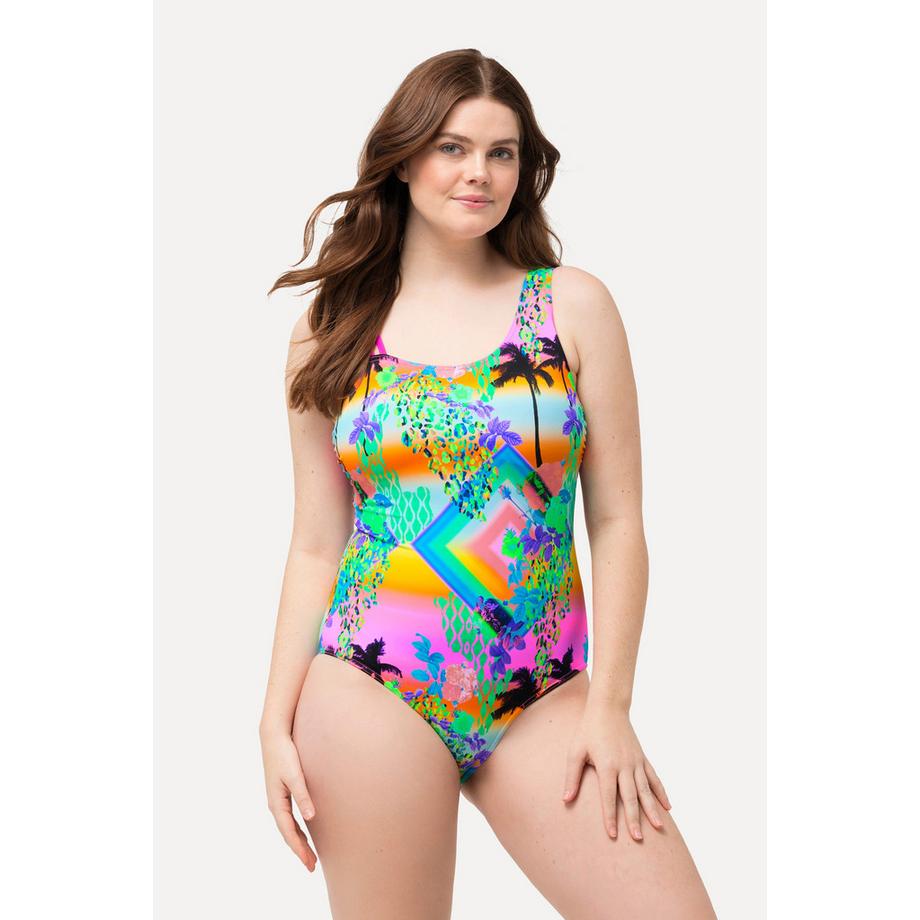 Ulla Popken Maillot de bain Bonnets Souples Bretelles Triples Doublure Powermesh Avant  