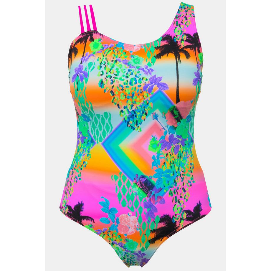 Ulla Popken Maillot de bain Bonnets Souples Bretelles Triples Doublure Powermesh Avant  