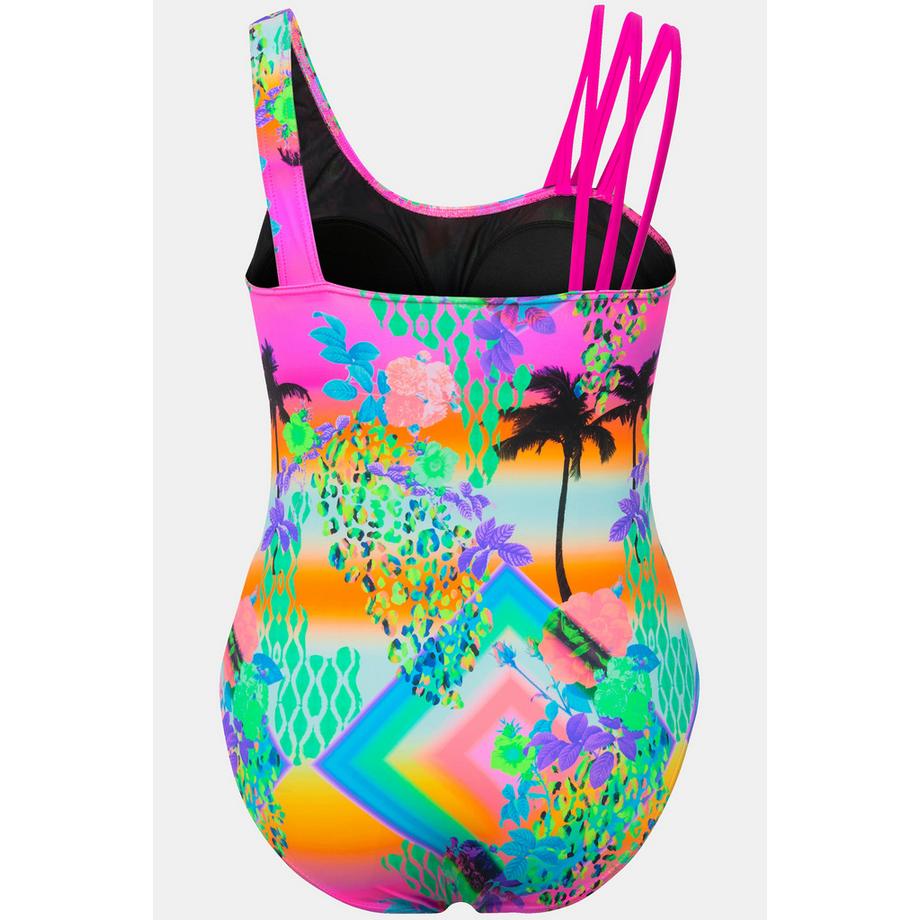 Ulla Popken Maillot de bain Bonnets Souples Bretelles Triples Doublure Powermesh Avant  