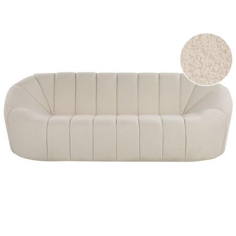 Beliani 3 Sitzer Sofa aus Bouclé Modern LOMMA  