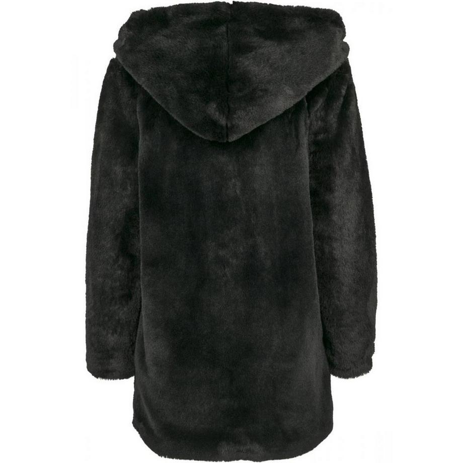 URBAN CLASSICS Cappotto con Cappuccio Teddy  