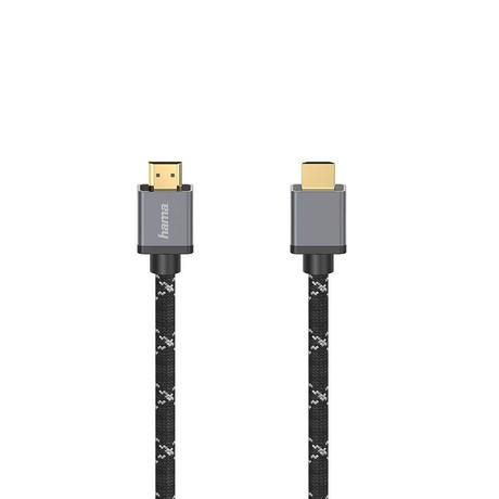 hama  HAMA Câble HDMI Ultra Haut Débit 8K 48Gbit/s Métal 2,0m 