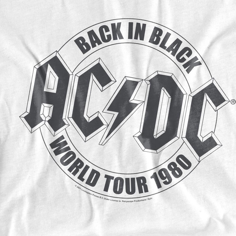 AC/DC ACDC Back in Black World Tour 1980 T-Shirt  