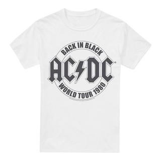 AC/DC ACDC Back in Black World Tour 1980 T-Shirt  