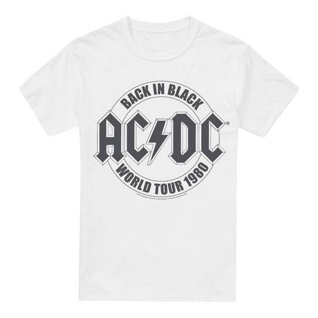 AC/DC ACDC Back in Black World Tour 1980 T-Shirt  