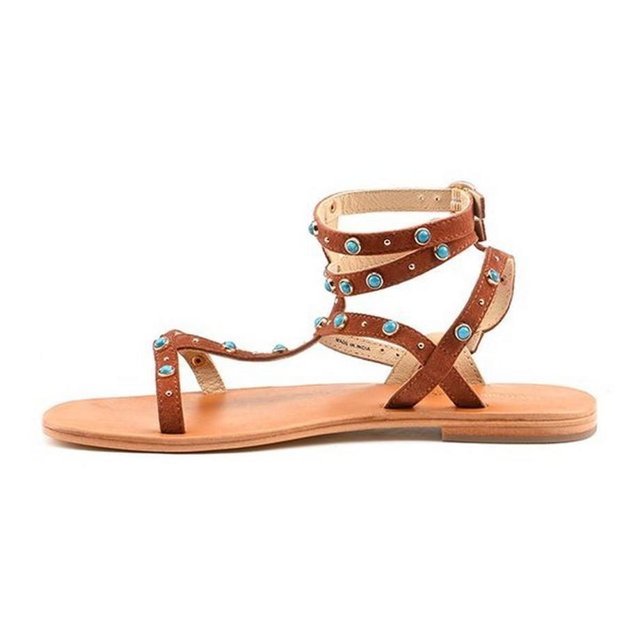Les Tropeziennes Corfou-37 Flache Riemchensandalen  