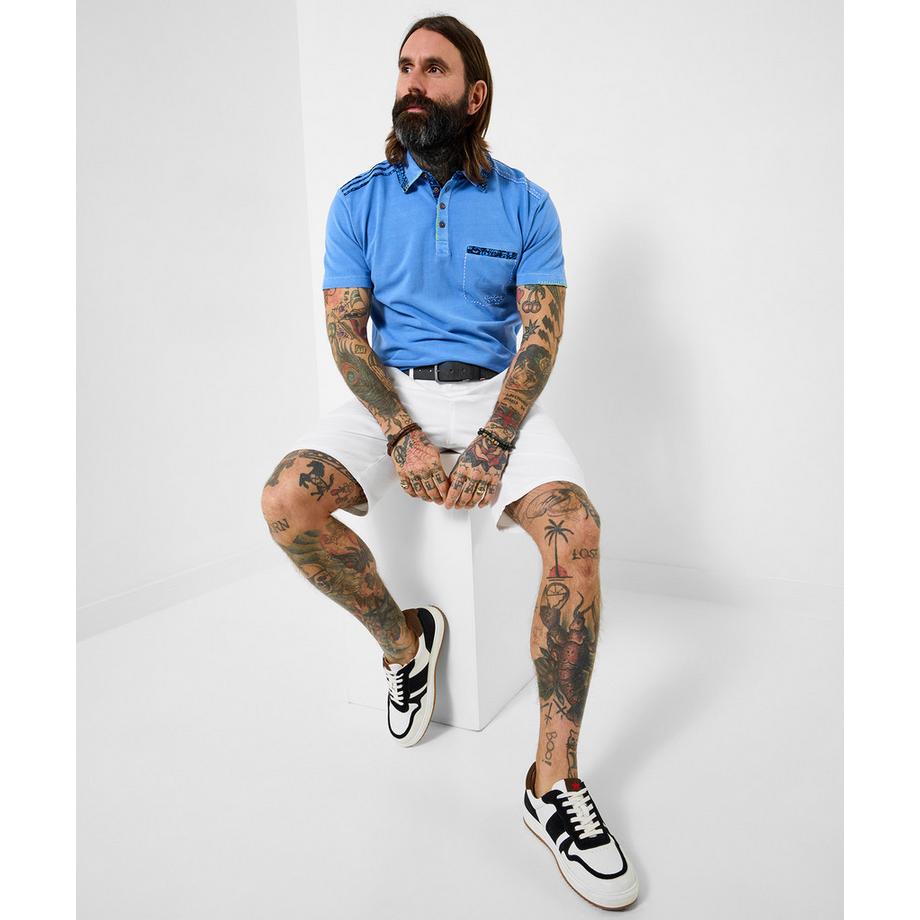 Joe Browns Polo à manches courtes avec broderie et détails contrastés  