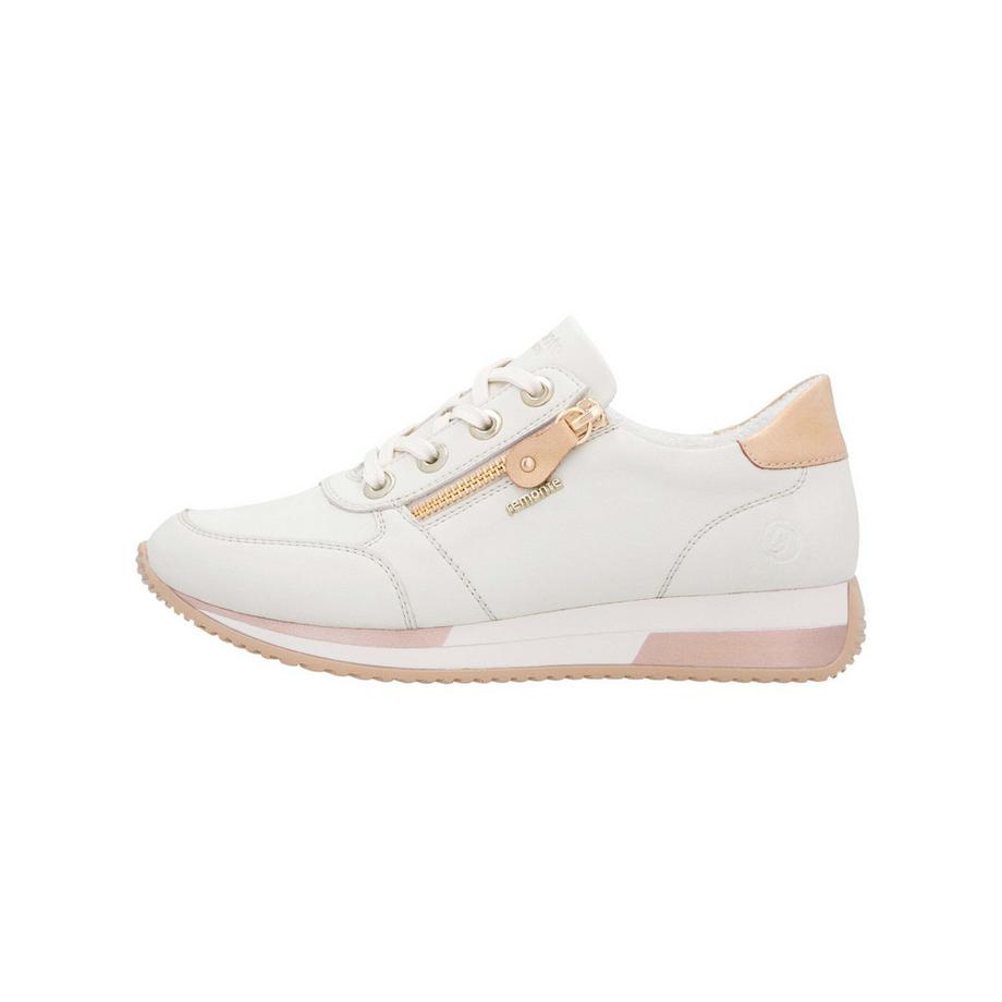 Remonte Sneaker pour femme en cuir avec fermeture éclair latérale  