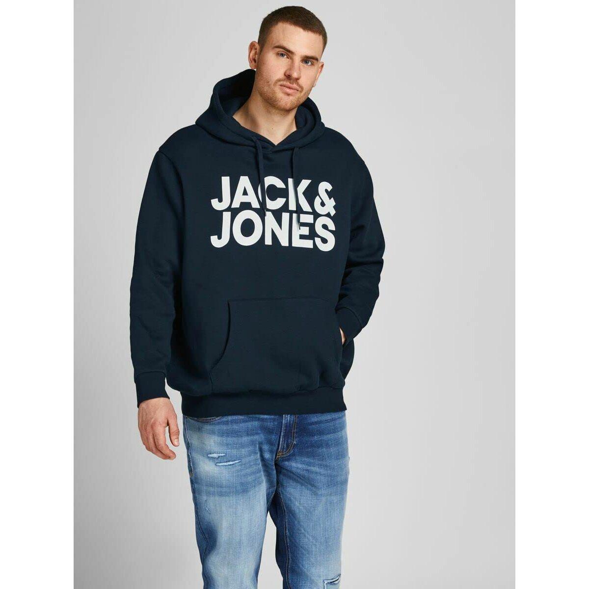 JACK & JONES  Hoodie große Größe  Corp Logo 