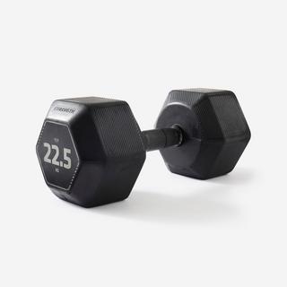 CORENGTH  HEX DUMBELL 22,5 - Manubrio crosstraining allenamento forza - forma esagonale 