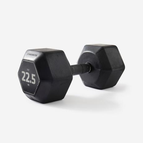 CORENGTH  HEX DUMBELL 22,5 - Manubrio crosstraining allenamento forza - forma esagonale 