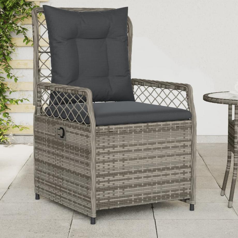 VidaXL Gartensessel verstellbar poly-rattan  