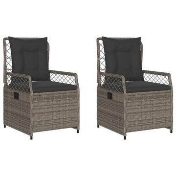 Gartensessel verstellbar poly-rattan