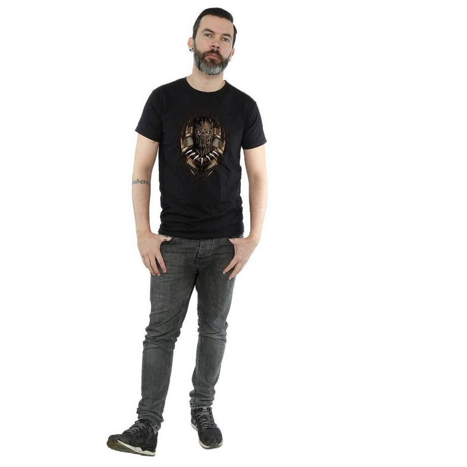 MARVEL T-shirt Maschera Black Panther  