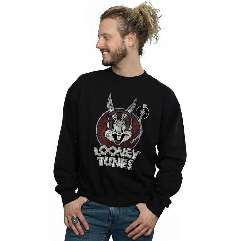 LOONEY TUNES Bugs Bunny DJ Logo Sweatshirt  