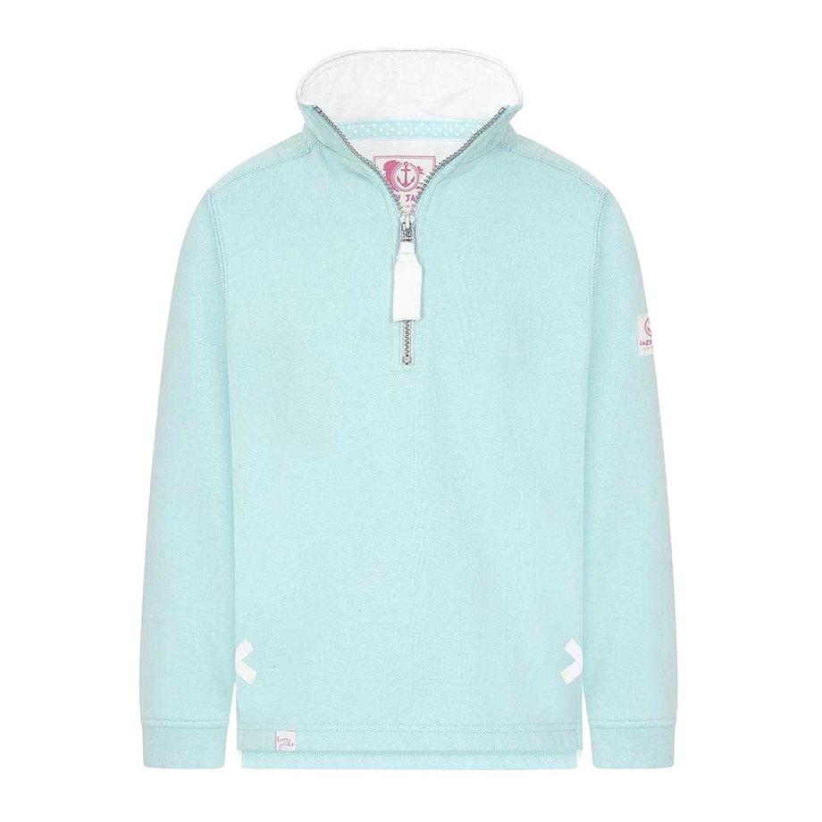 Sweatshirt  ,  mit kurzem Reißverschluss