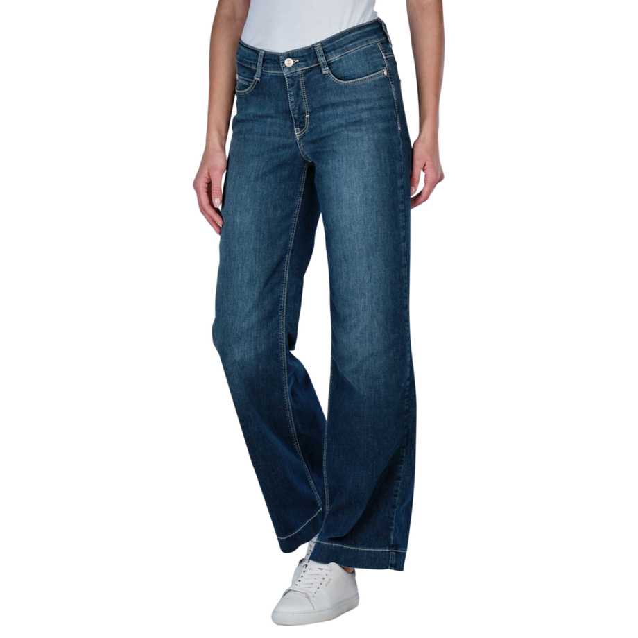 MAC Dream Wide Leg Light Denim Jeans  