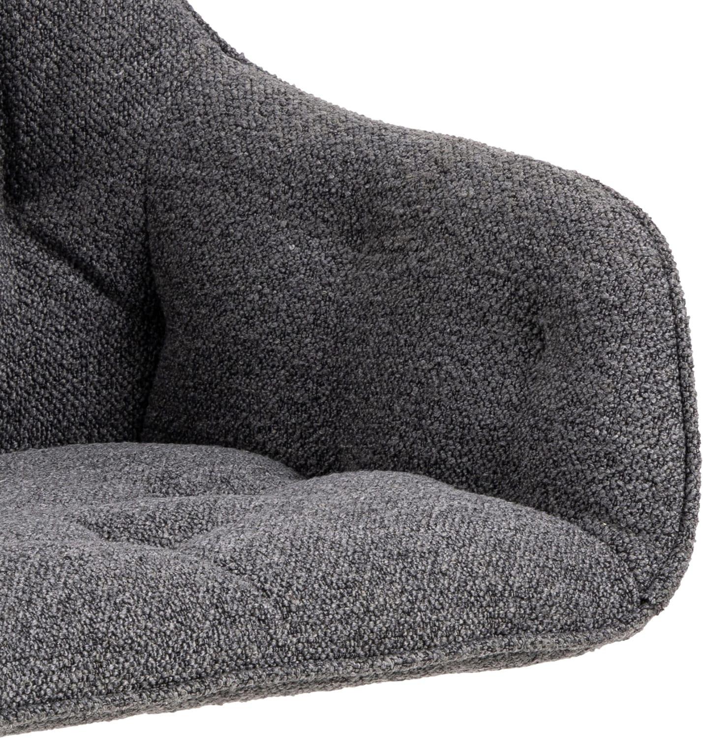 mutoni Fauteuil Aaron anthracite (1 pièce)  