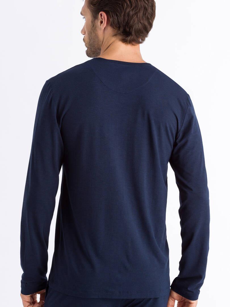 HANRO Casuals Langarm V-Ausschnitt Shirt  