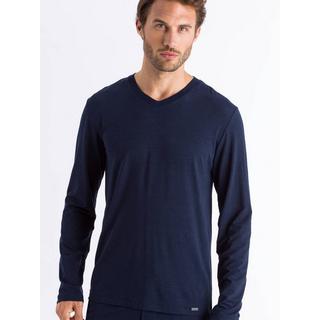 HANRO Casuals Langarm V-Ausschnitt Shirt  
