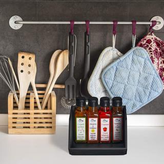 Northix Stapelbarer Schreibtisch-Organizer aus Bambus  