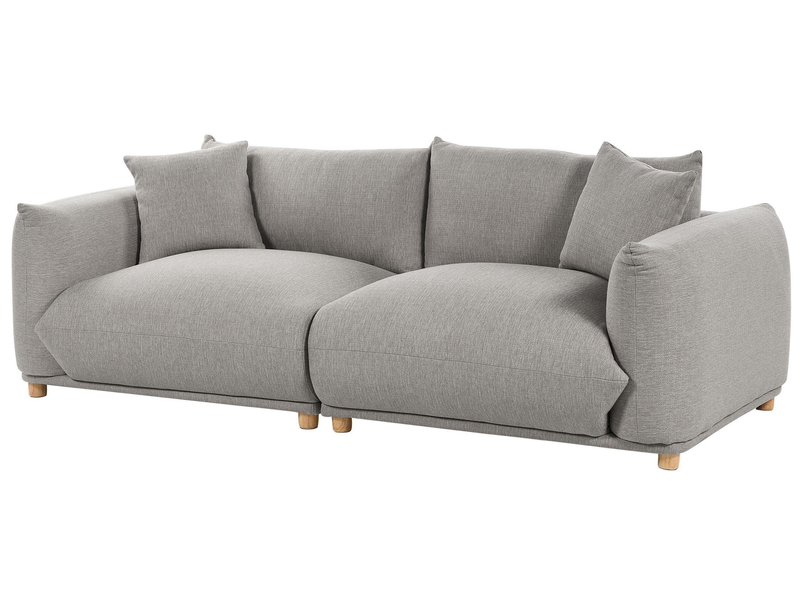 Beliani 3 Sitzer Sofa aus Polyester Modern LUVOS  