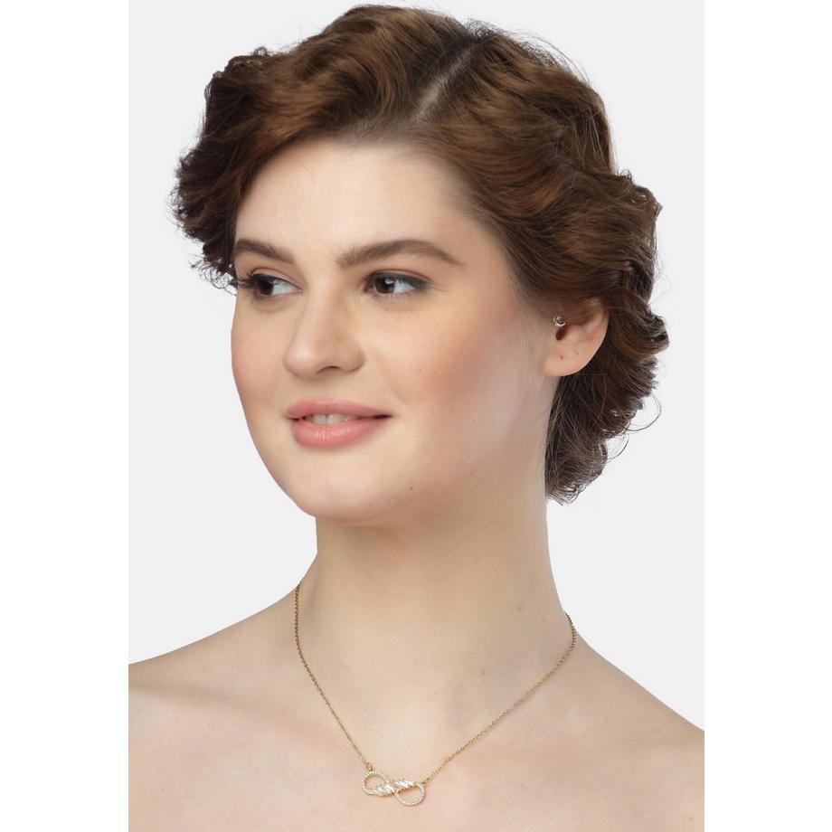 AVANT-GARDE PARIS  Collana Scintilla Infinito Dorata 