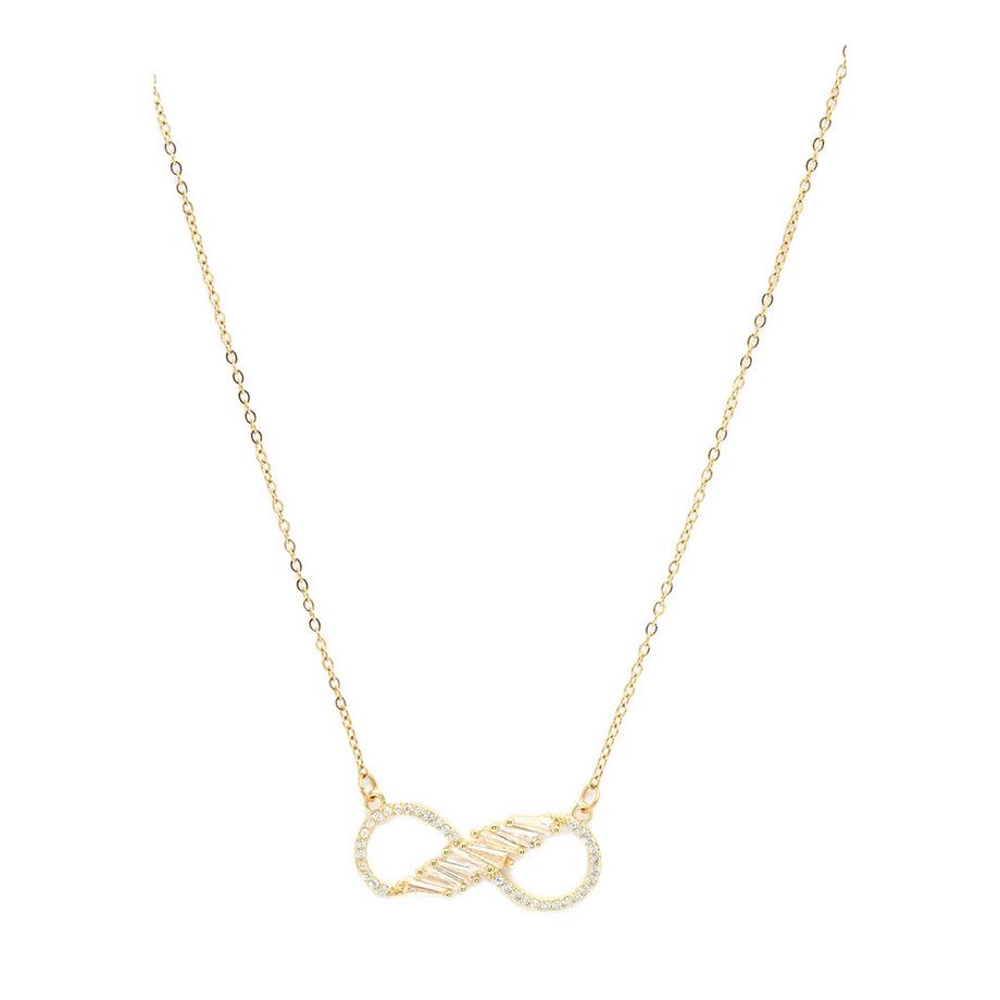 Collana Scintilla Infinito Dorata