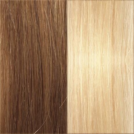 Image of SHE Hair Extensions Tape In Echthaar M14/1001 NatHellbl/SehelPlatbl 4271 cm, 4 cm, 4 Ex - ONE SIZE