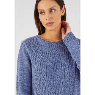 Damart  Pullover mit Rundhalsausschnitt aus meliertem Strick Thermolactyl 