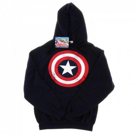 CAPTAIN AMERICA Shield Felpa con Cappuccio  