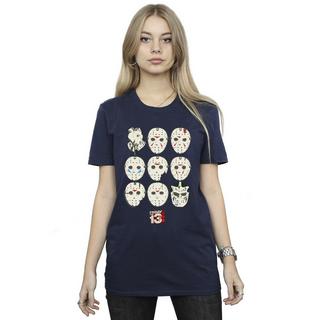 Friday The 13th Mask Grid T-Shirt  