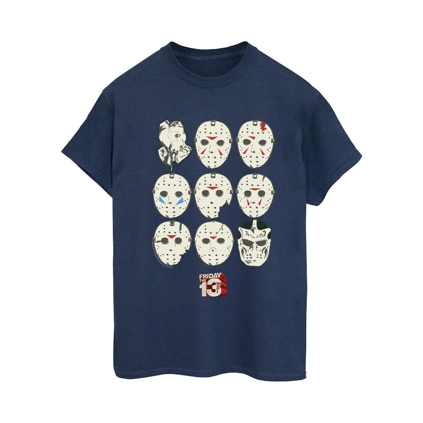 Friday The 13th Mask Grid T-Shirt  