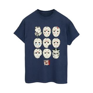 Friday The 13th Mask Grid T-Shirt  