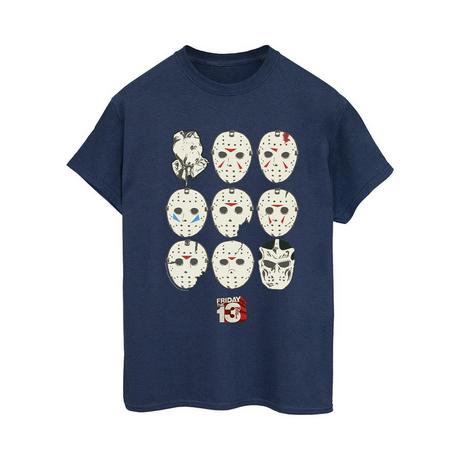 Friday The 13th Mask Grid T-Shirt  