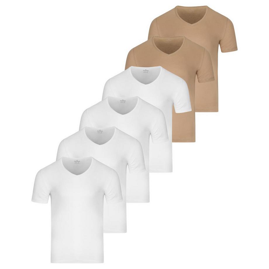 6er Pack Basic - Unterhemd / Shirt Kurzarm
