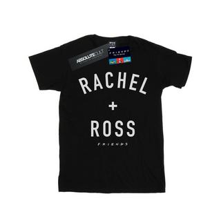Friends  Rachel And Ross Text TShirt 