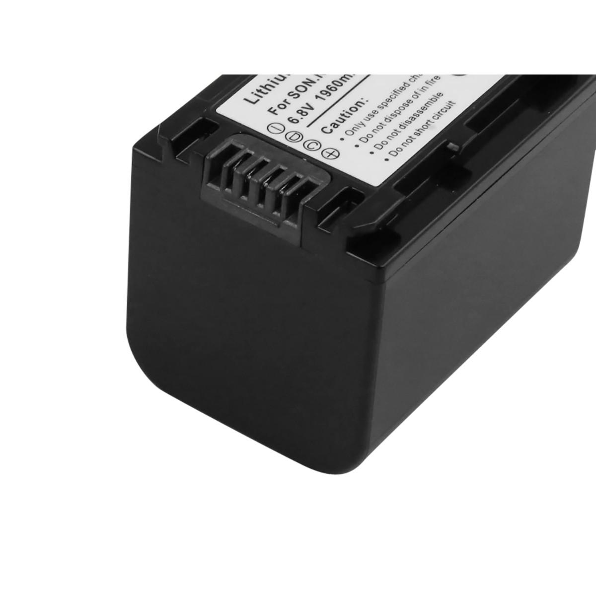 Avizar  Batteria per videocamera Sony NP-FV70 Li-ion 6.8V 1960mAh 13.3Wh 
