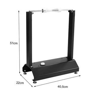 Northix Tragbare Motorrad-Radauswuchtmaschine mit verstellbaren Kegeln 40,5 x 22 x 51 cm  