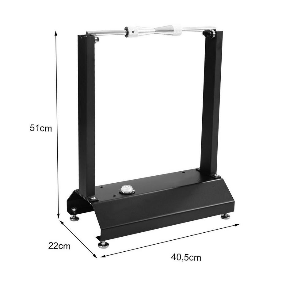 Northix Equilibratrice portatile per moto con coni regolabili 40,5 x 22 x 51 cm  