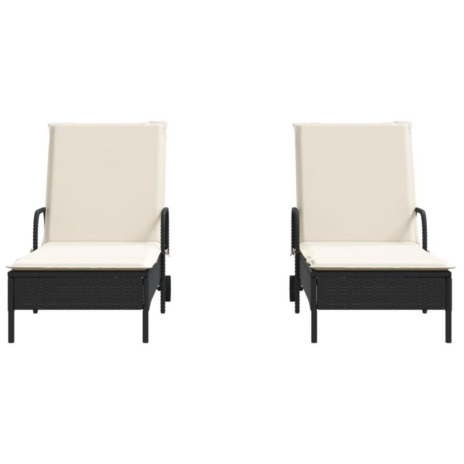 VidaXL lettino Polirattan  