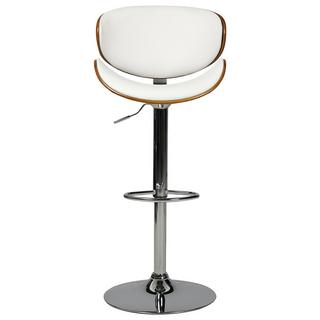 Beliani Set mit 2 Barstühlen aus Kunstleder Retro ROTTERDAM  