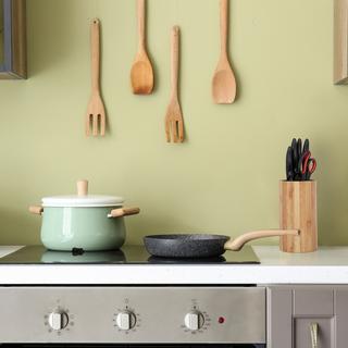 B2X Messerblock aus Bambus ohne Messer  