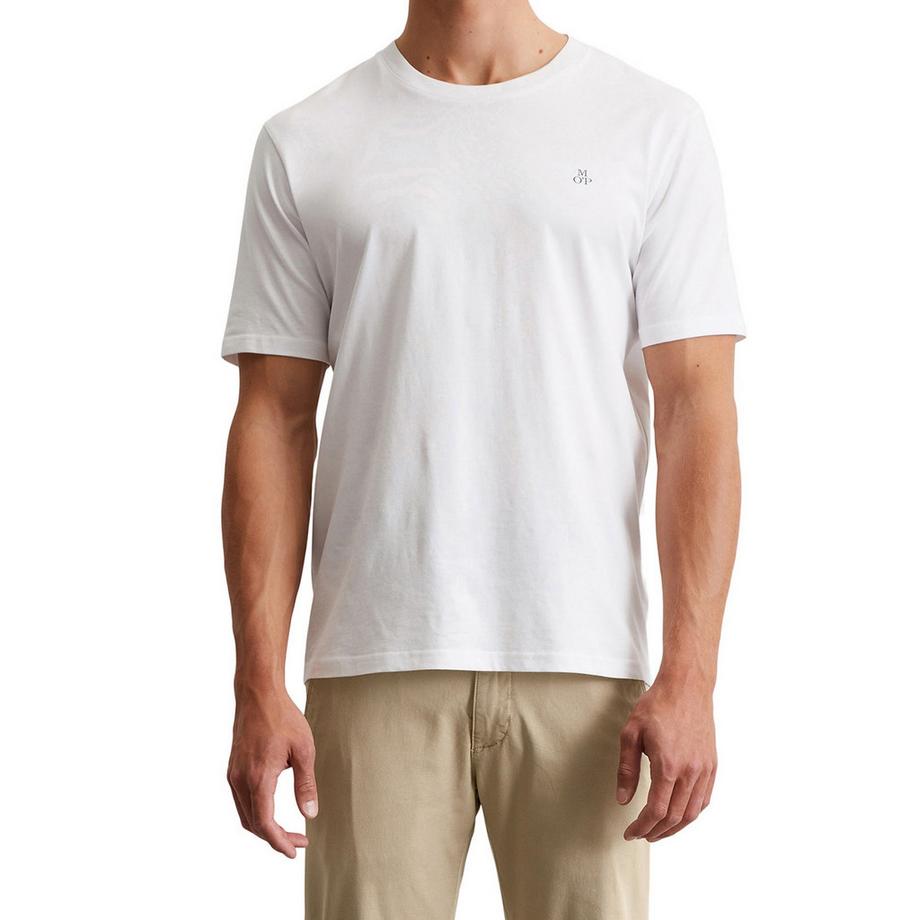 Marc O'Polo T-shirt  Paquet de 2 Confortable à porter-Small-Logo  